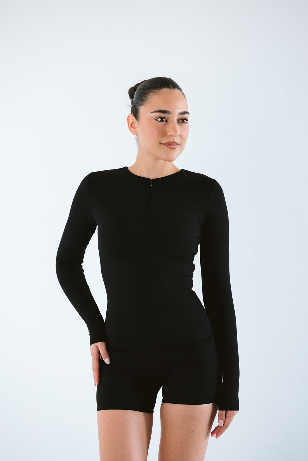 Seamless Zip Long Sleeve