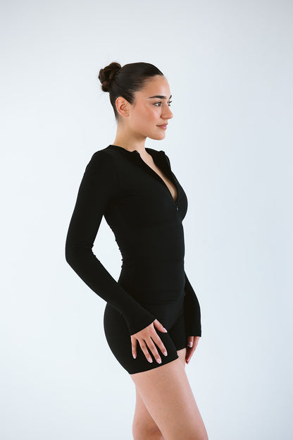 Seamless Zip Long Sleeve