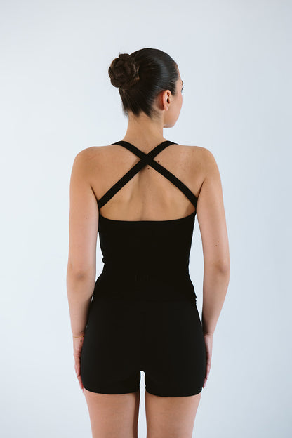 Square Neck Ribbed Singlet