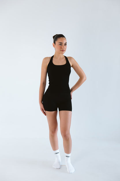 Round Neck Ribbed Singlet