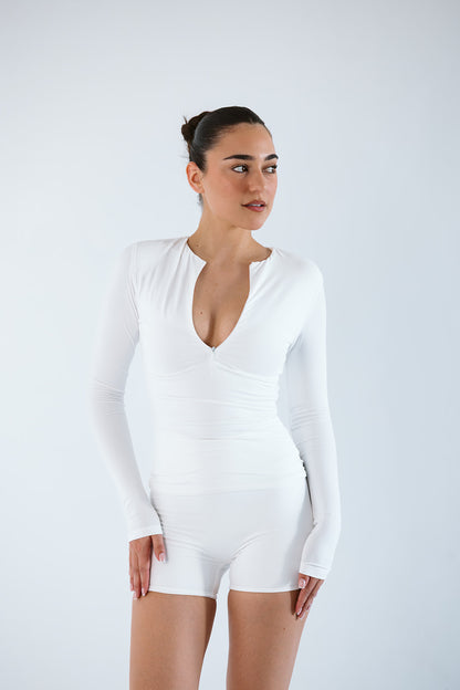Seamless Zip Long Sleeve