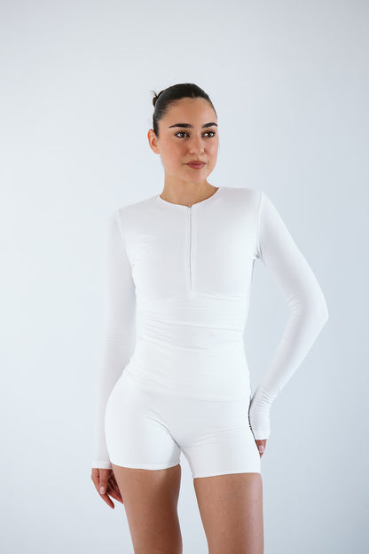 Seamless Zip Long Sleeve
