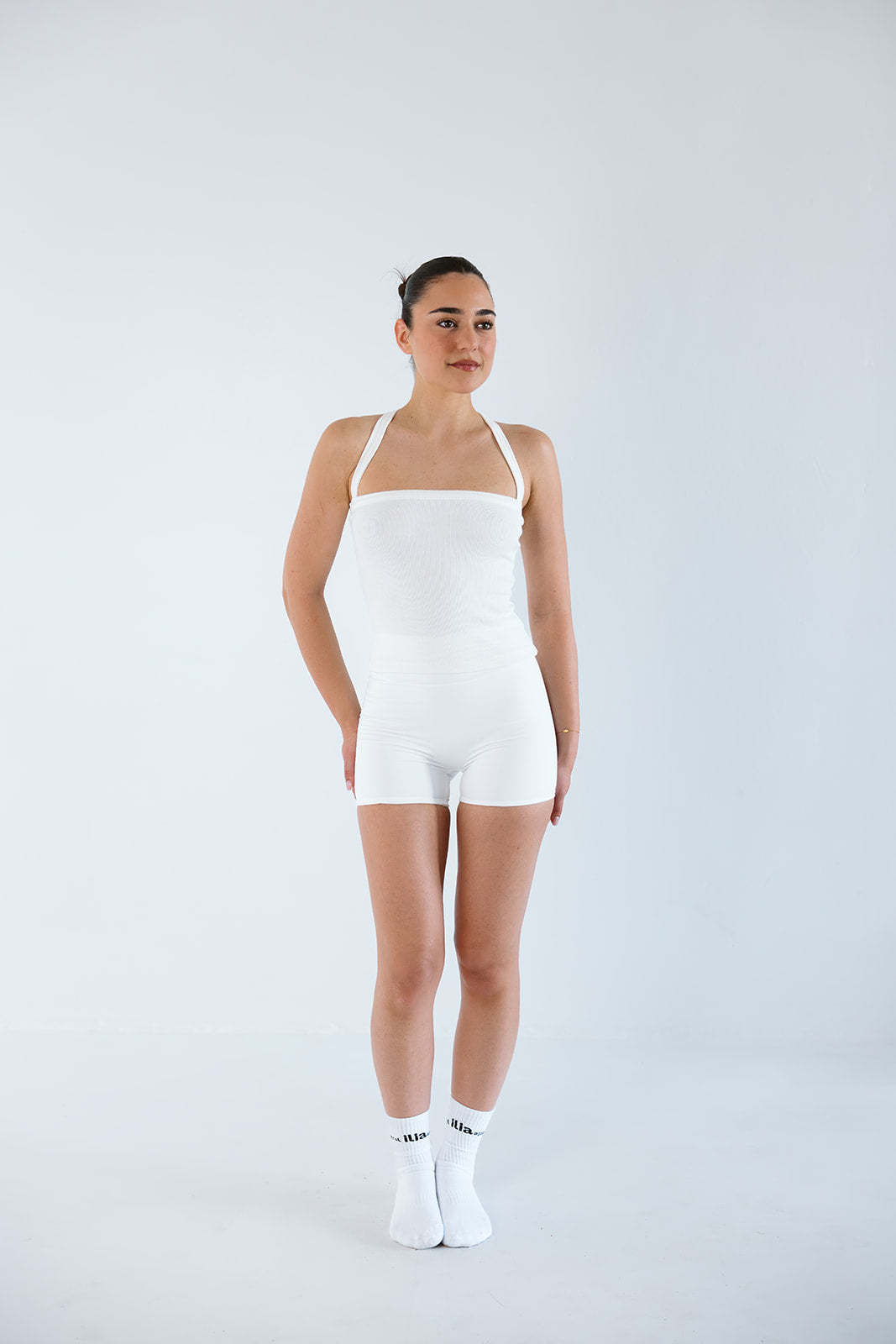 Square Neck Ribbed Singlet