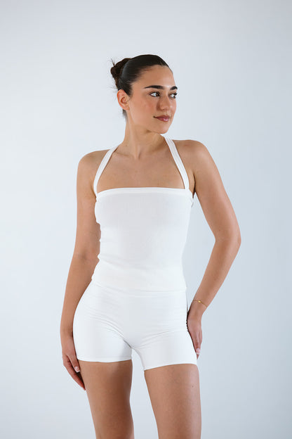 Square Neck Ribbed Singlet