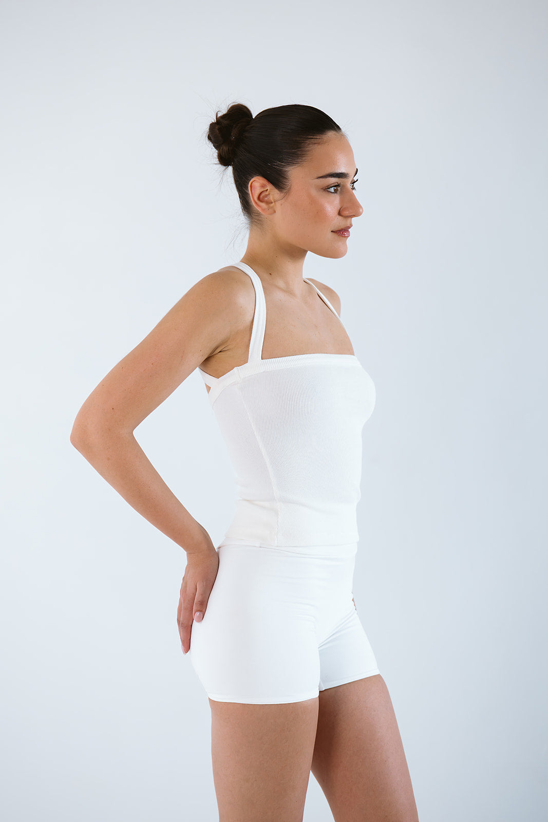 Square Neck Ribbed Singlet